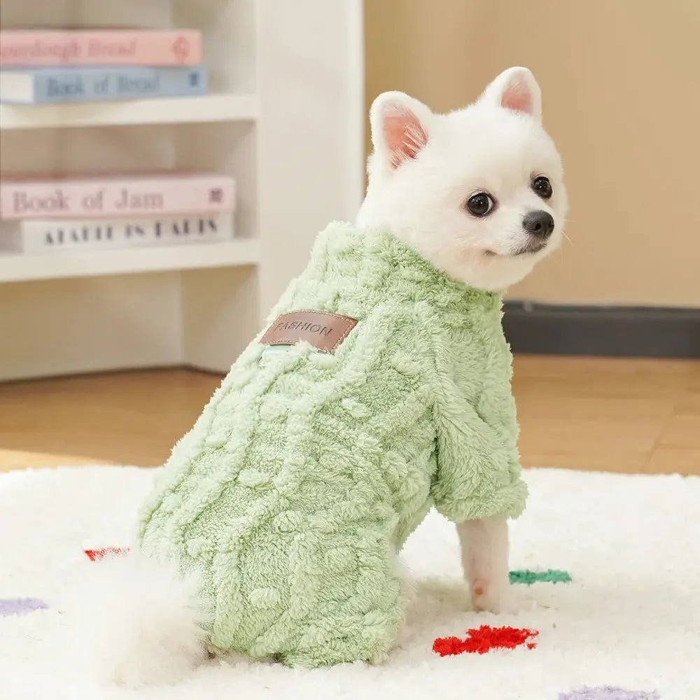 Cute Fleece Jumpsuit Dog Cat - Warm Pajamas Autumn Winter - shop_name Cute Fleece Jumpsuit Dog Cat - Warm Pajamas Autumn Winternordicgift