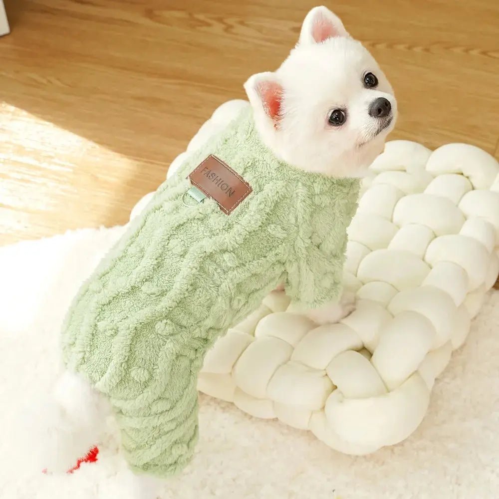 Cute Fleece Jumpsuit Dog Cat - Warm Pajamas Autumn Winter - shop_name Cute Fleece Jumpsuit Dog Cat - Warm Pajamas Autumn Winternordicgift