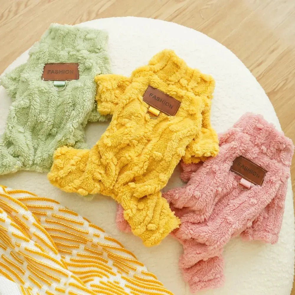 Cute Fleece Jumpsuit Dog Cat - Warm Pajamas Autumn Winter - shop_name Cute Fleece Jumpsuit Dog Cat - Warm Pajamas Autumn Winternordicgift