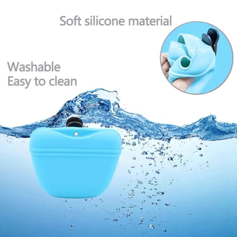 Dog Food Bag - Portable Silicone Snack Bag for Training - shop_name Dog Food Bag - Portable Silicone Snack Bag for Trainingnordicgift