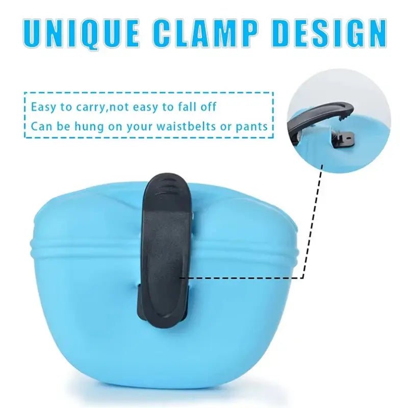 Dog Food Bag - Portable Silicone Snack Bag for Training - shop_name Dog Food Bag - Portable Silicone Snack Bag for Trainingnordicgift