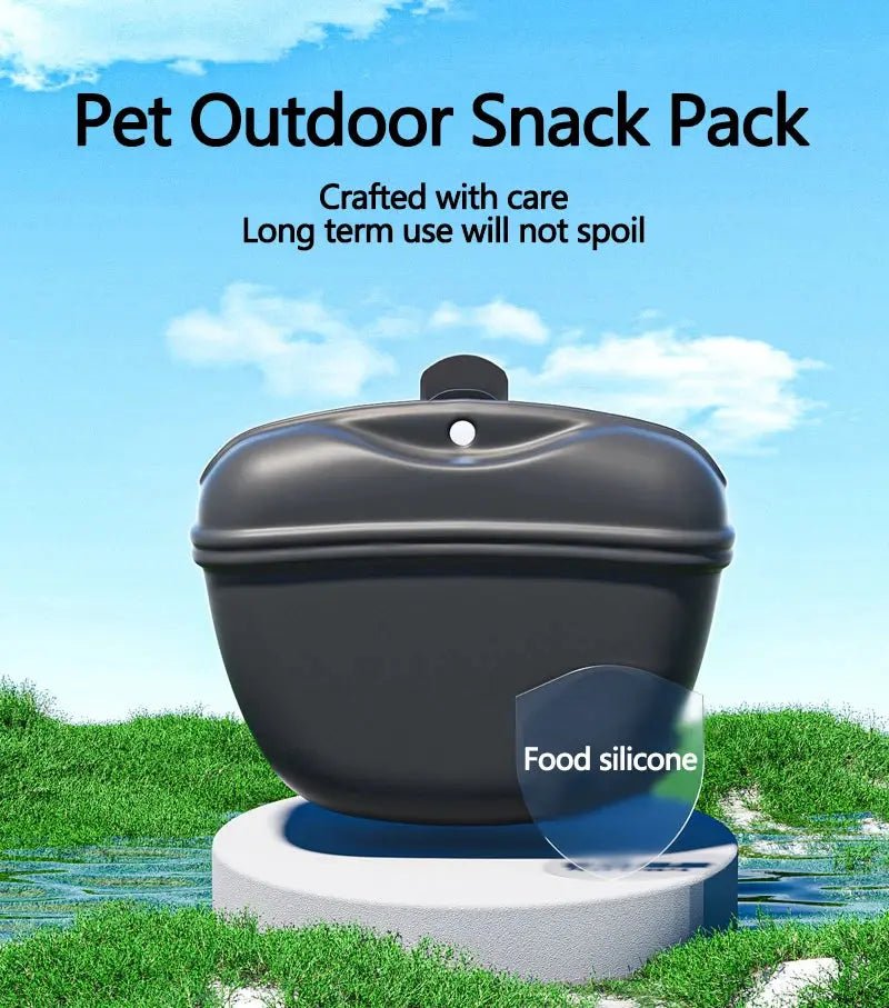 Dog Food Bag - Portable Silicone Snack Bag for Training - shop_name Dog Food Bag - Portable Silicone Snack Bag for Trainingnordicgift