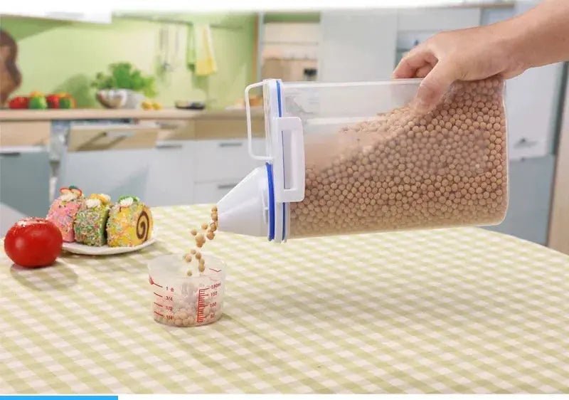 Dog Food Storage Container Airtight with Measuring Cup - shop_name Dog Food Storage Container Measuring Cupnordicgift
