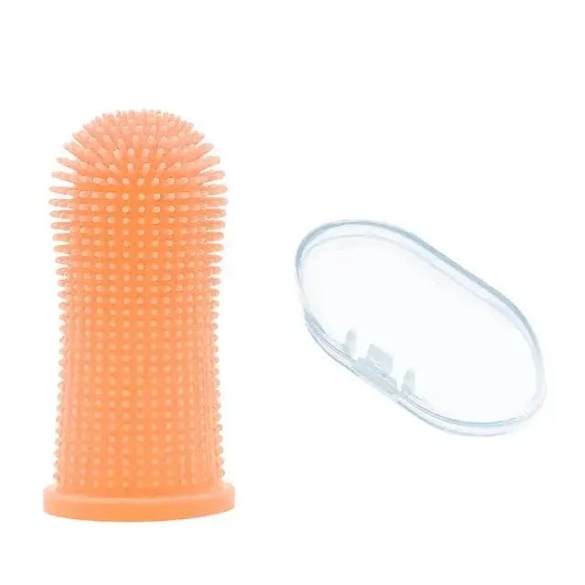 Silicone finger toothbrush - effective dental care for pets