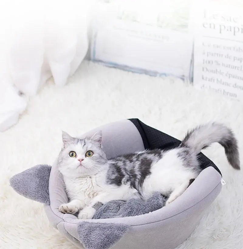 pet bed Cat Basket Winter Tent - Warm Cave for Cats & Dogs - shop_name pet bed Cat Basket Winter Tent - Warm Cave for Cats & Dogsnordicgift