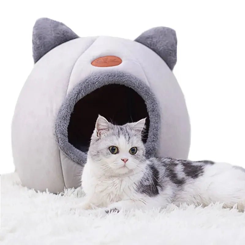 pet bed Cat Basket Winter Tent - Warm Cave for Cats & Dogs - shop_name pet bed Cat Basket Winter Tent - Warm Cave for Cats & Dogsnordicgift