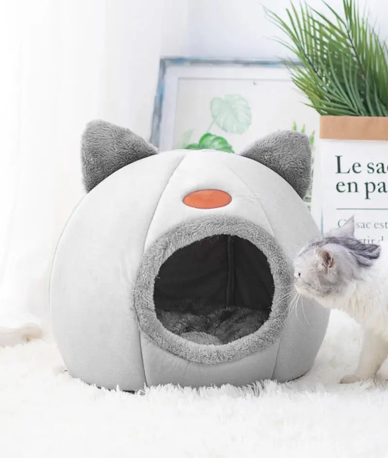 pet bed Cat Basket Winter Tent - Warm Cave for Cats & Dogs - shop_name pet bed Cat Basket Winter Tent - Warm Cave for Cats & Dogsnordicgift