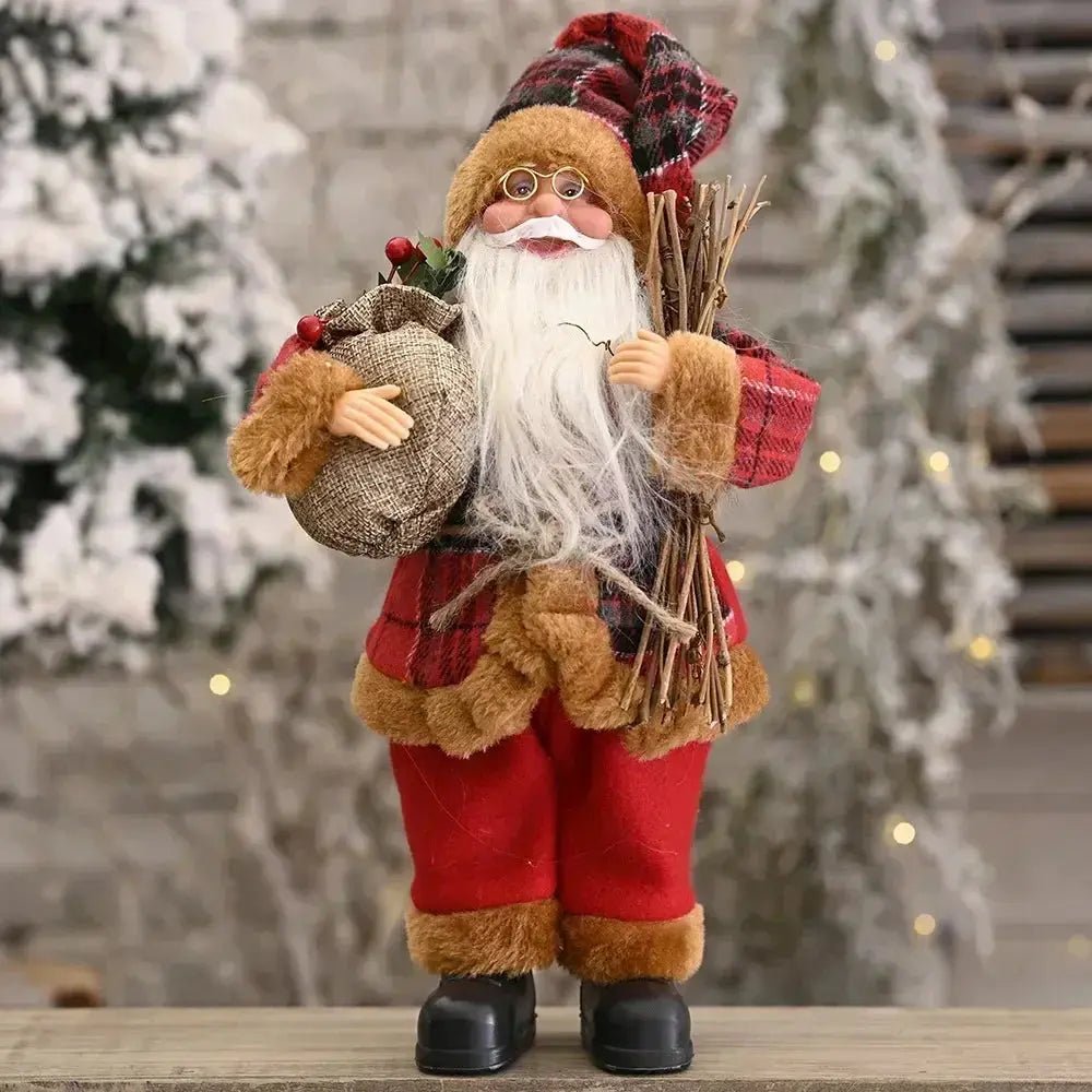 Plush Santa Claus Doll 30cm - 1~4 Pieces Christmas Decoration 2026 - shop_name Plush Santa Claus Doll 30cm - 1~4 Pieces Christmas Decoration 2026nordicgift