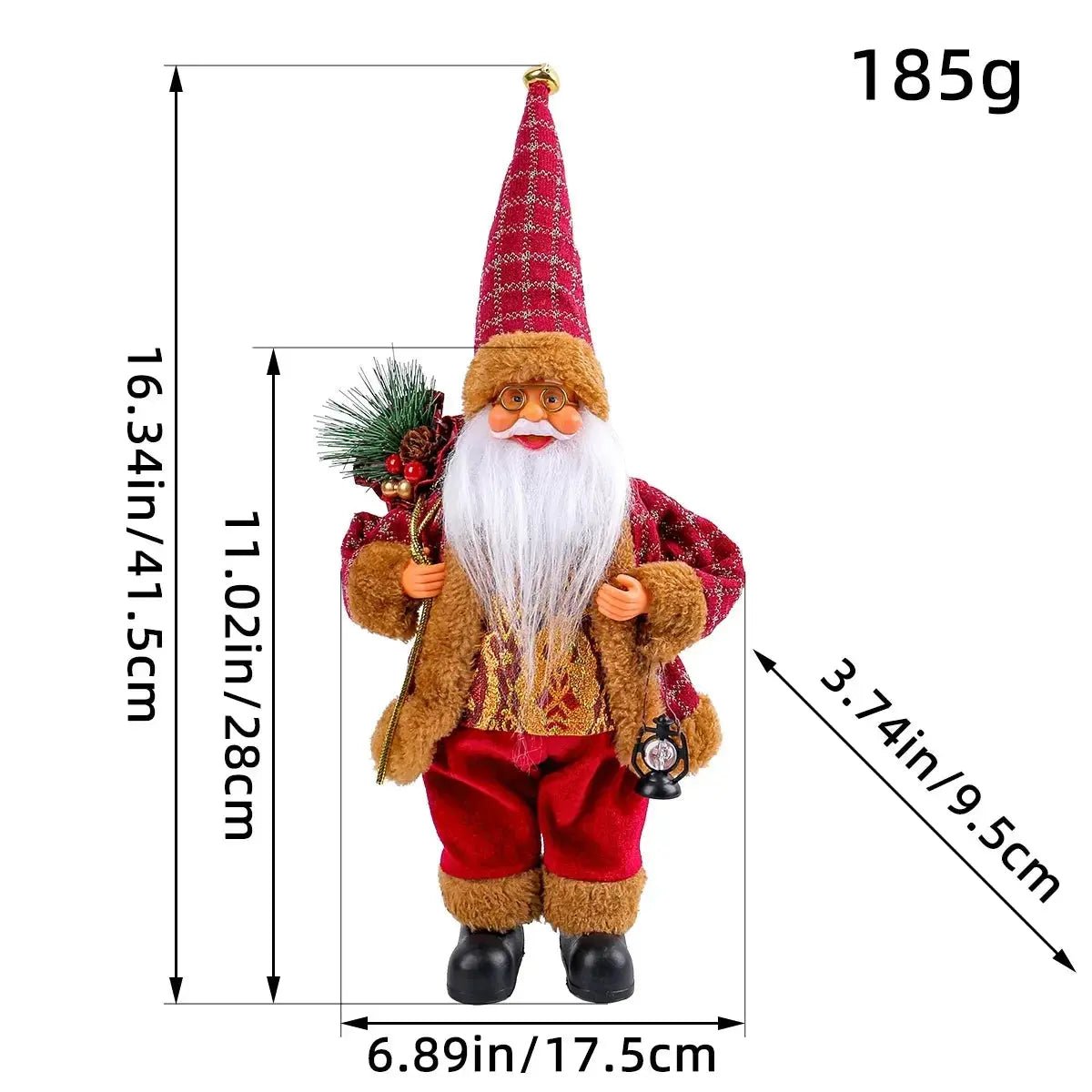 Plush Santa Claus Doll 30cm - 1~4 Pieces Christmas Decoration 2026 - shop_name Plush Santa Claus Doll 30cm - 1~4 Pieces Christmas Decoration 2026nordicgift