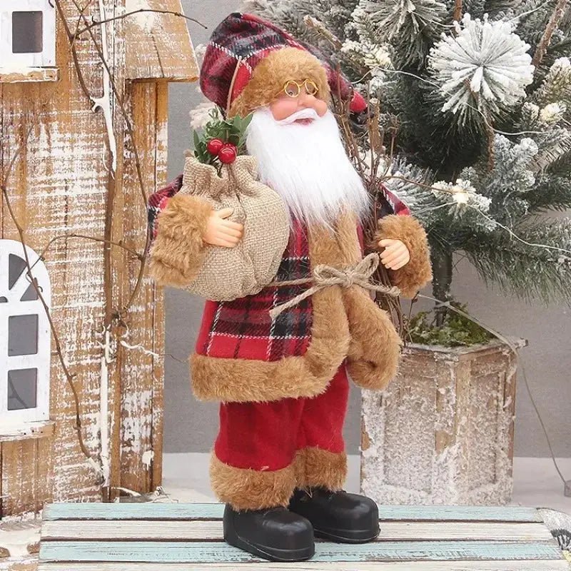 Plush Santa Claus Doll 30cm - 1~4 Pieces Christmas Decoration 2026 - shop_name Plush Santa Claus Doll 30cm - 1~4 Pieces Christmas Decoration 2026nordicgift