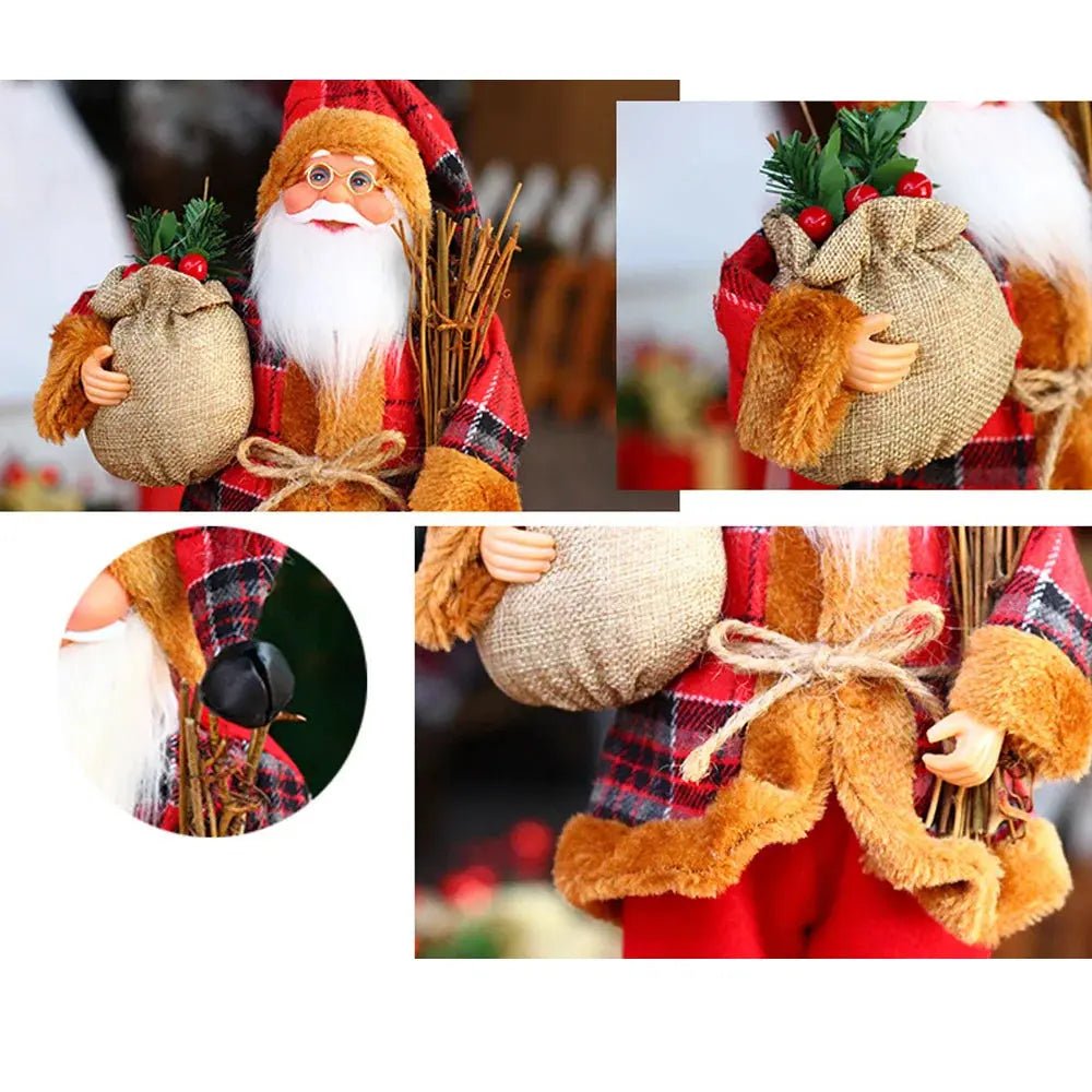 Plush Santa Claus Doll 30cm - 1~4 Pieces Christmas Decoration 2026 - shop_name Plush Santa Claus Doll 30cm - 1~4 Pieces Christmas Decoration 2026nordicgift
