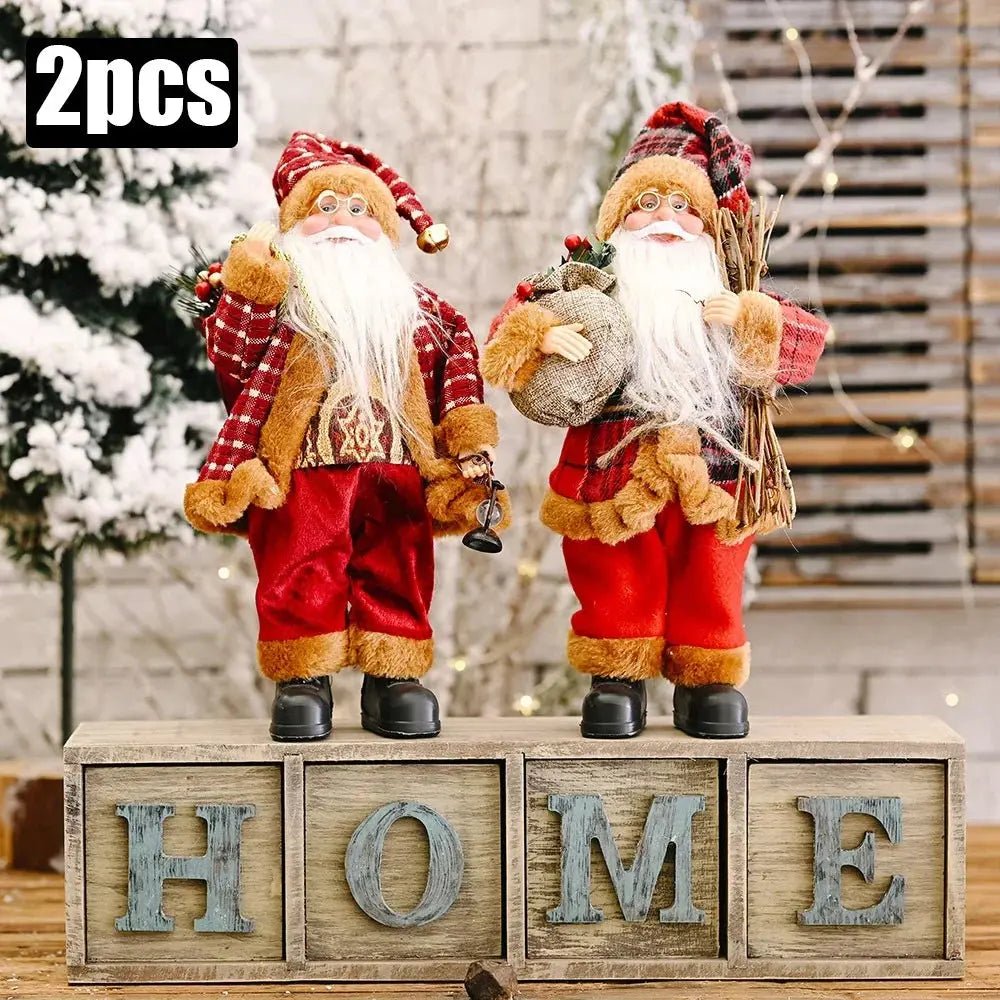 Plush Santa Claus Doll 30cm - 1~4 Pieces Christmas Decoration 2026 - shop_name Plush Santa Claus Doll 30cm - 1~4 Pieces Christmas Decoration 2026nordicgift