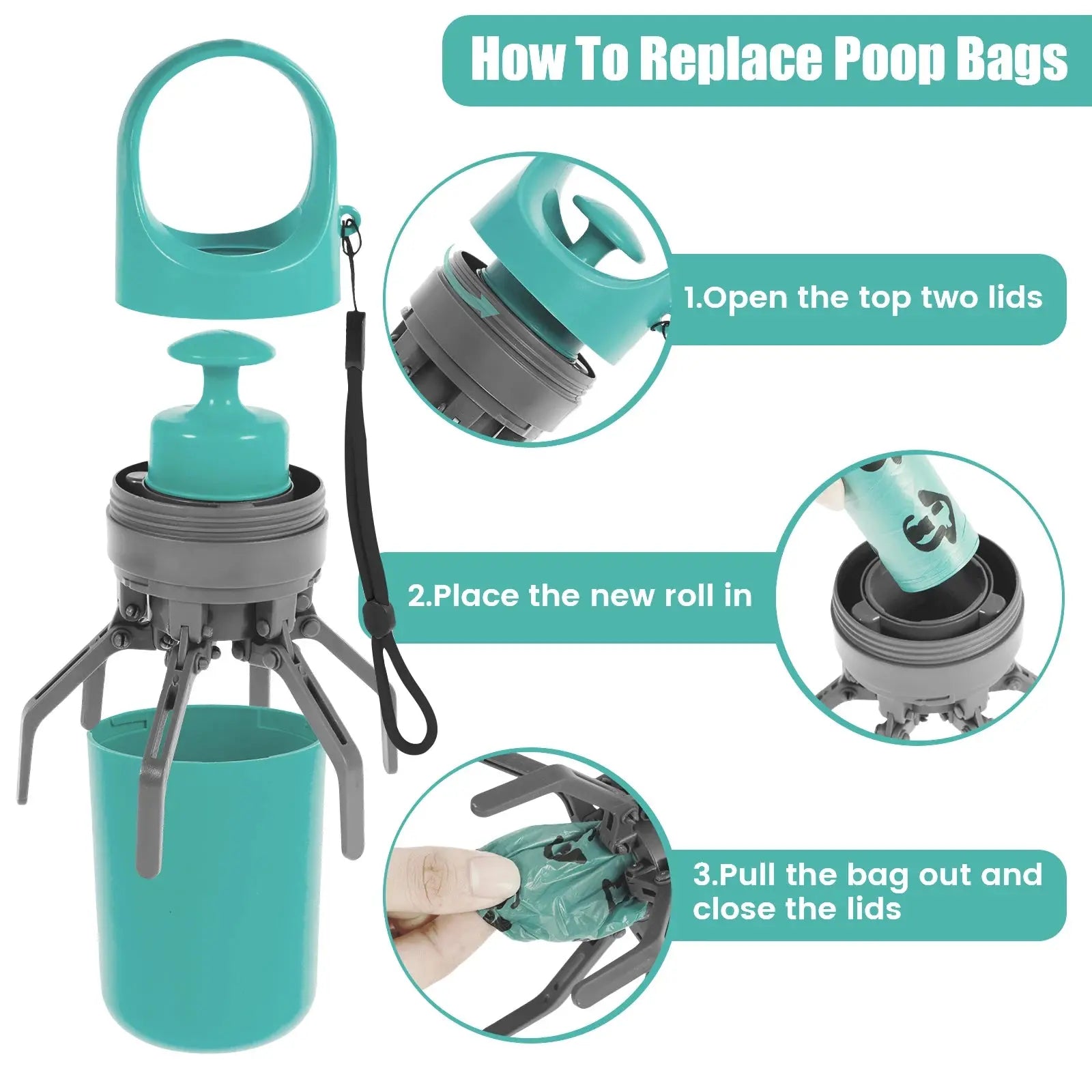 Portable Dog Toilet - Poop Scooper with Bag Dispenser - shop_name Portable Dog Toilet - Poop Scooper with Bag Dispensernordicgift