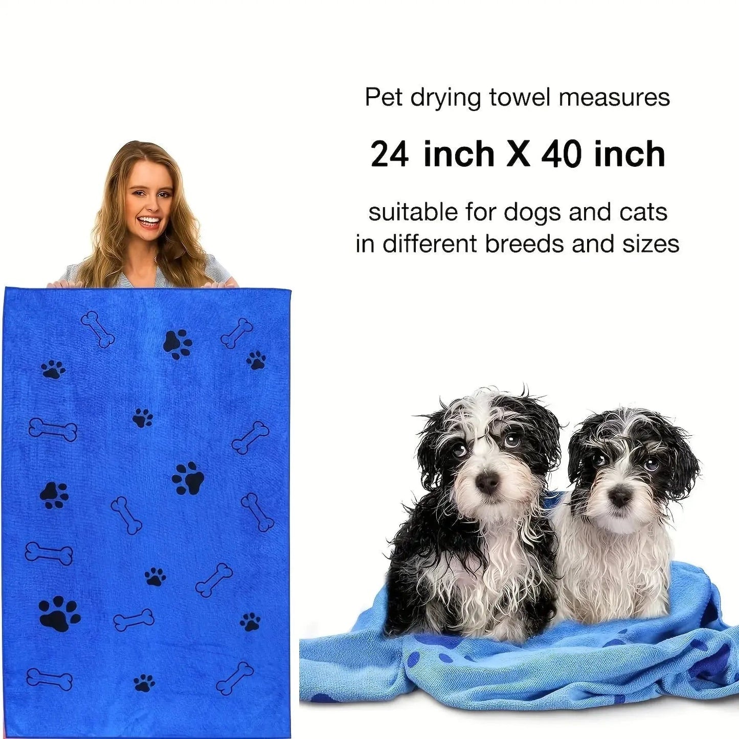 Quick - Drying Microfiber Towel for Dogs - Absorbent Bath Towel - shop_name Quick - Drying Microfiber Towel for Dogs - Absorbent Bath Towelnordicgift