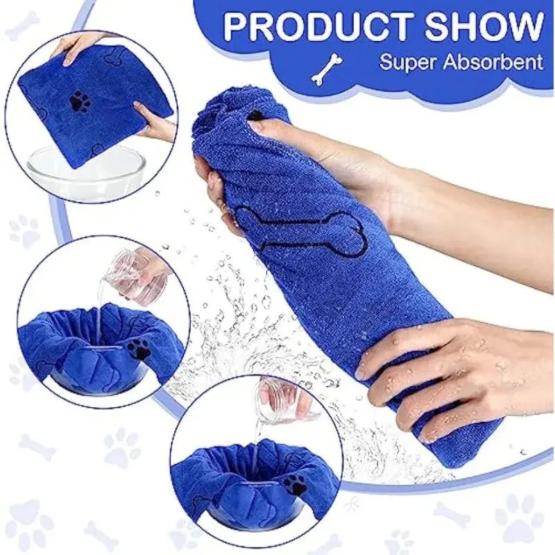 Quick - Drying Microfiber Towel for Dogs - Absorbent Bath Towel - shop_name Quick - Drying Microfiber Towel for Dogs - Absorbent Bath Towelnordicgift