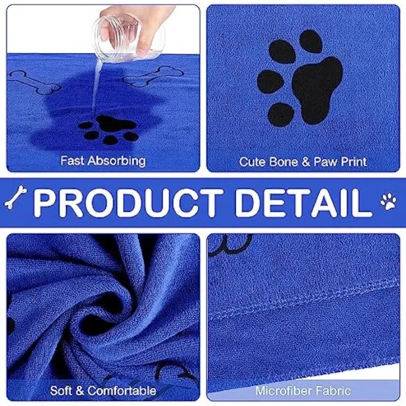 Quick - Drying Microfiber Towel for Dogs - Absorbent Bath Towel - shop_name Quick - Drying Microfiber Towel for Dogs - Absorbent Bath Towelnordicgift