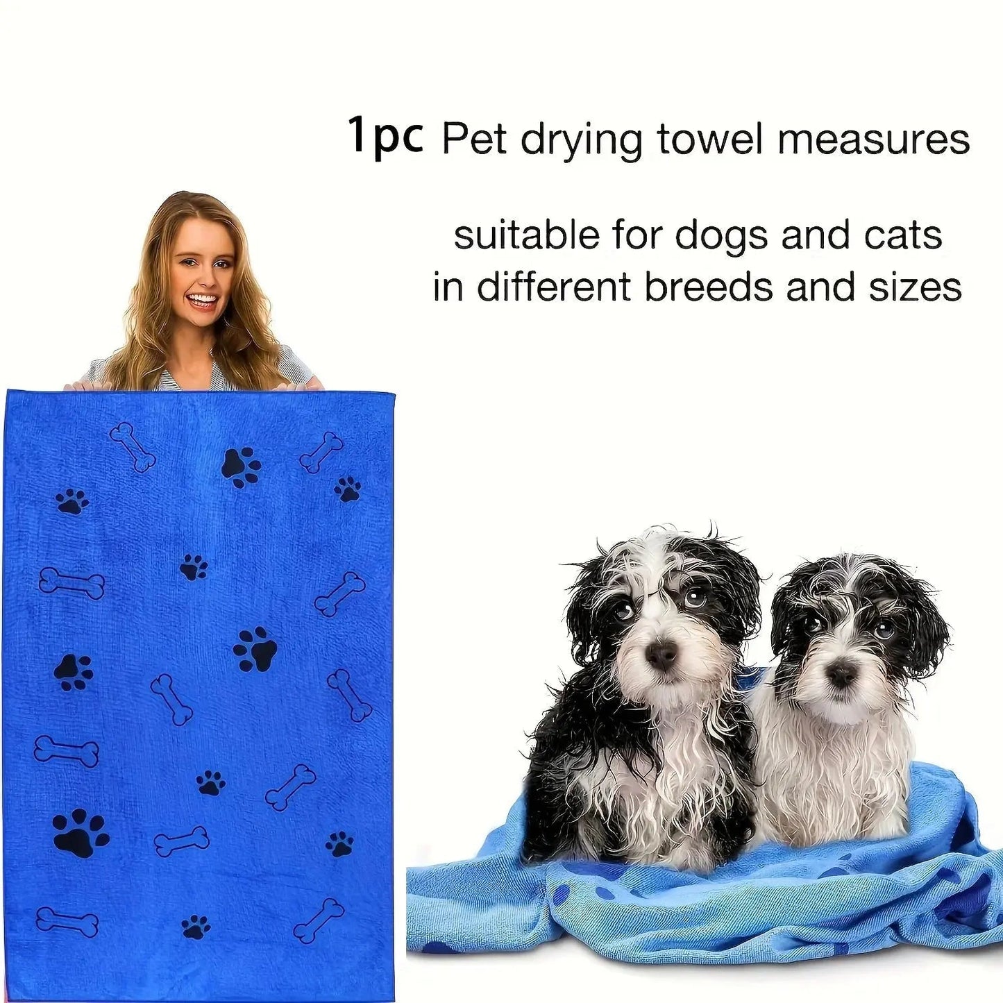 Quick - Drying Microfiber Towel for Dogs - Absorbent Bath Towel - shop_name Quick - Drying Microfiber Towel for Dogs - Absorbent Bath Towelnordicgift