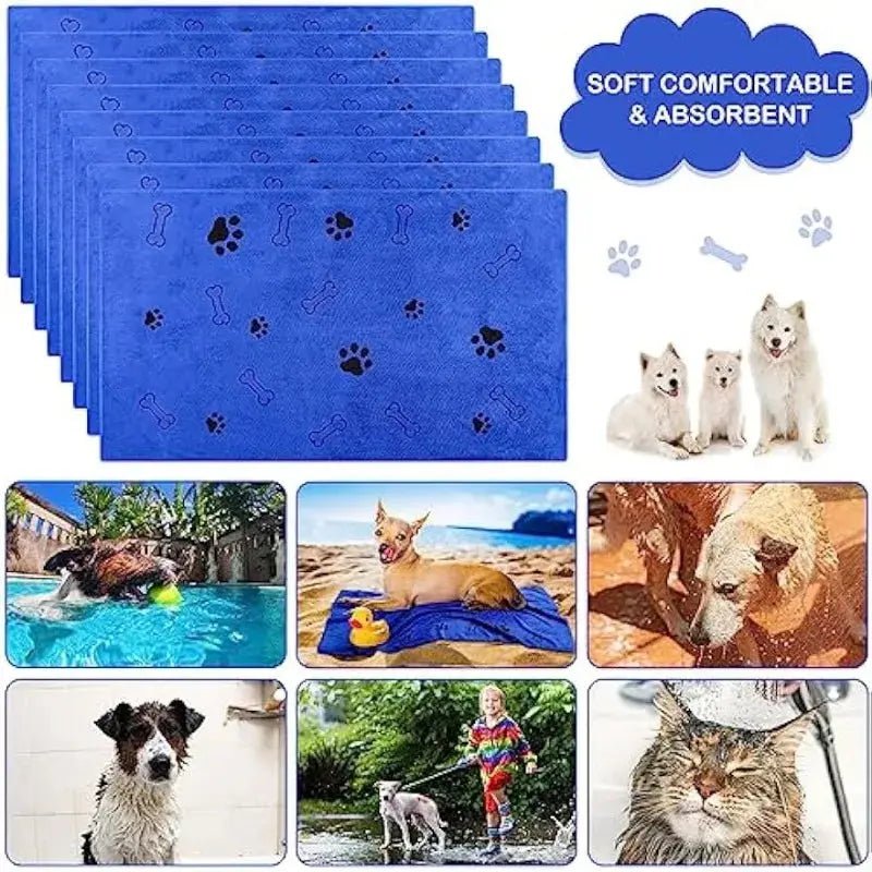 Quick - Drying Microfiber Towel for Dogs - Absorbent Bath Towel - shop_name Quick - Drying Microfiber Towel for Dogs - Absorbent Bath Towelnordicgift
