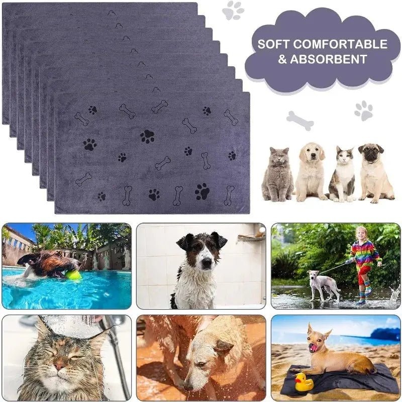 Quick - Drying Microfiber Towel for Dogs - Absorbent Bath Towel - shop_name Quick - Drying Microfiber Towel for Dogs - Absorbent Bath Towelnordicgift