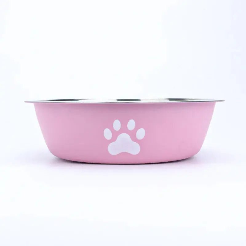 Stainless Steel Dog bowl and Cat Litter Box - Non - Slip Food Bowl with Paw Print - shop_name Stainless Steel Dog bowl and Cat Litter Box - Non - Slip Food Bowl with Paw Printnordicgift