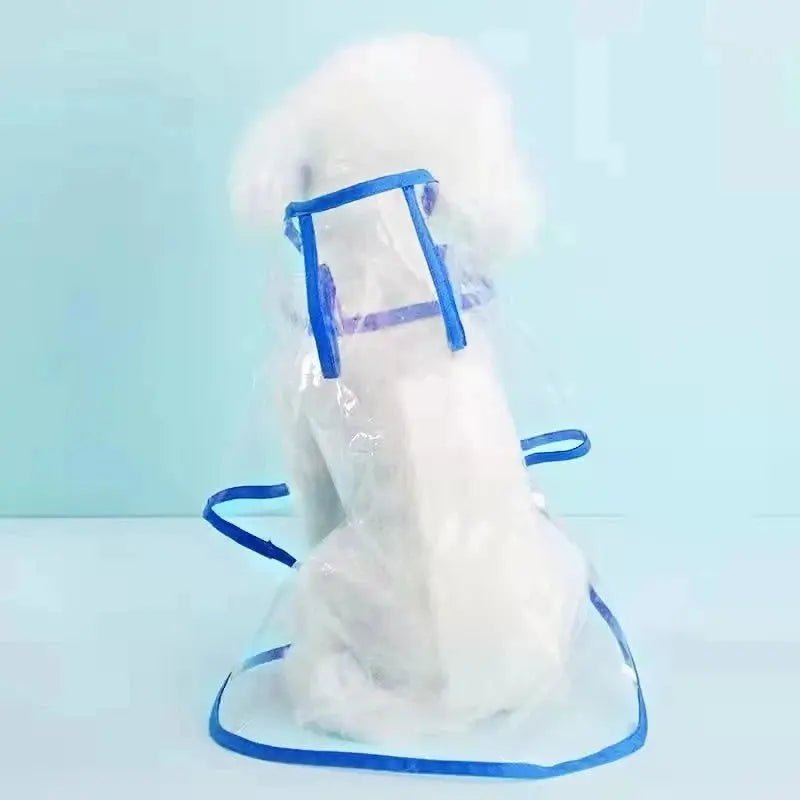 Transparent Hooded Dog Raincoat | S - XXL - shop_name Transparent Hooded Dog Raincoat | S - XXLnordicgift