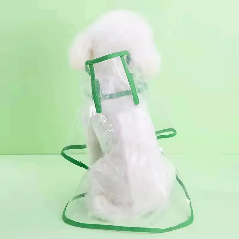 Transparent Hooded Dog Raincoat | S - XXL - shop_name Transparent Hooded Dog Raincoat | S - XXLnordicgift