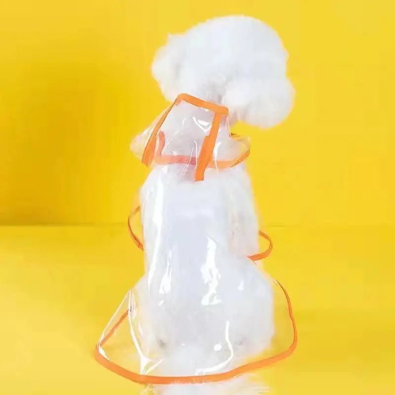 Transparent Hooded Dog Raincoat | S - XXL - shop_name Transparent Hooded Dog Raincoat | S - XXLnordicgift