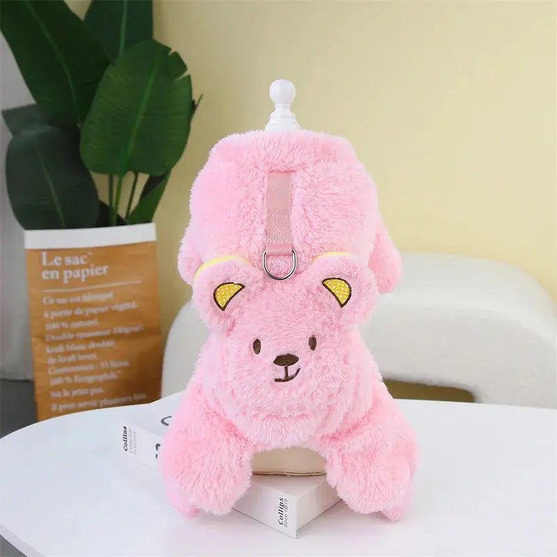 Warm Fleece Jumpsuit Dog Cat - Winter Pajamas Small Dogs - shop_name Warm Fleece Jumpsuit Dog Cat - Winter Pajamas Small Dogsnordicgift