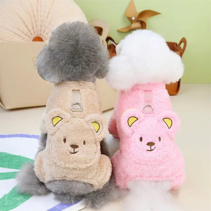 Warm Fleece Jumpsuit Dog Cat - Winter Pajamas Small Dogs - shop_name Warm Fleece Jumpsuit Dog Cat - Winter Pajamas Small Dogsnordicgift