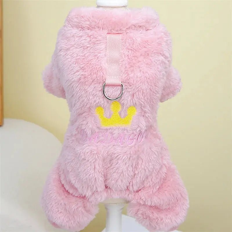 Warm Fleece Jumpsuit Dog Cat - Winter Pajamas Small Dogs - shop_name Warm Fleece Jumpsuit Dog Cat - Winter Pajamas Small Dogsnordicgift