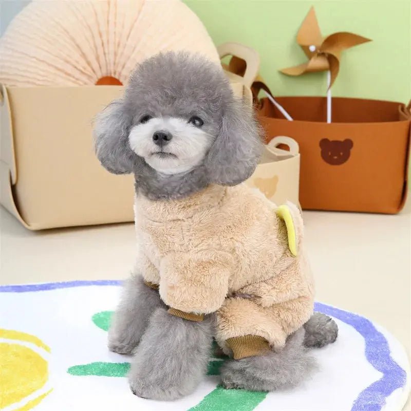 Warm Fleece Jumpsuit Dog Cat - Winter Pajamas Small Dogs - shop_name Warm Fleece Jumpsuit Dog Cat - Winter Pajamas Small Dogsnordicgift
