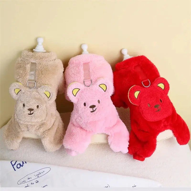 Warm Fleece Jumpsuit Dog Cat - Winter Pajamas Small Dogs - shop_name Warm Fleece Jumpsuit Dog Cat - Winter Pajamas Small Dogsnordicgift