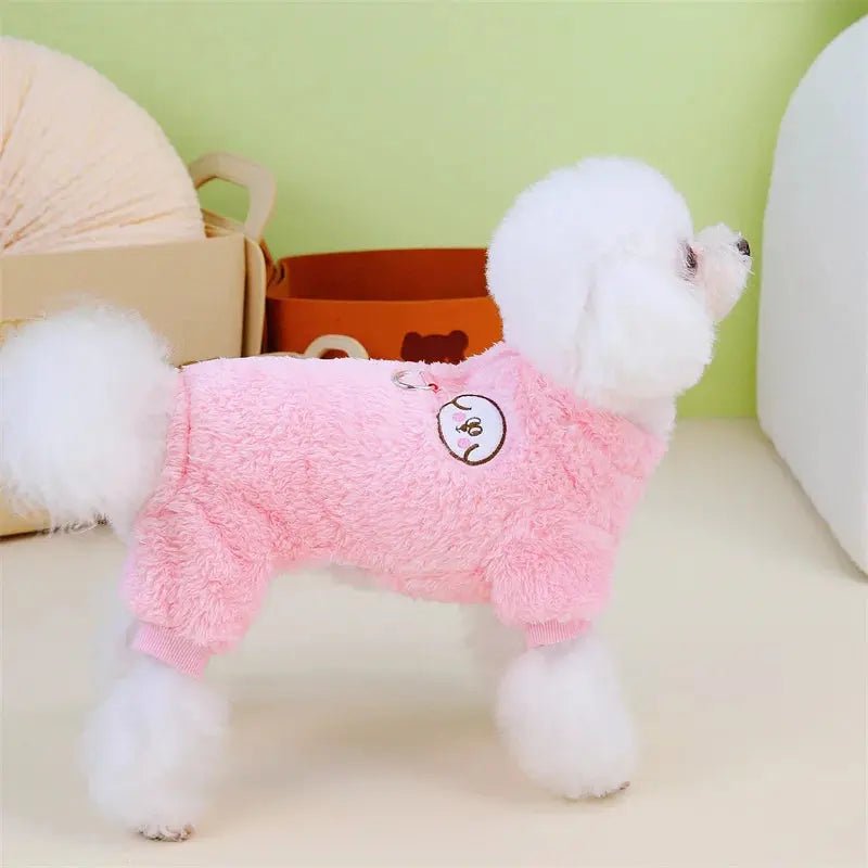 Warm Fleece Jumpsuit Dog Cat - Winter Pajamas Small Dogs - shop_name Warm Fleece Jumpsuit Dog Cat - Winter Pajamas Small Dogsnordicgift