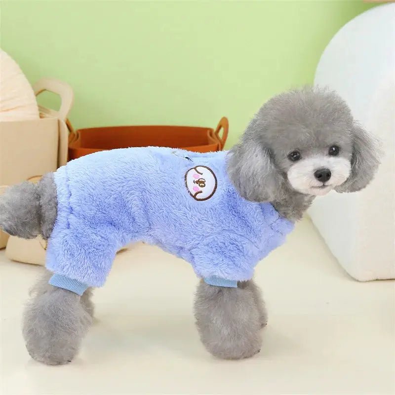 Warm Fleece Jumpsuit Dog Cat - Winter Pajamas Small Dogs - shop_name Warm Fleece Jumpsuit Dog Cat - Winter Pajamas Small Dogsnordicgift