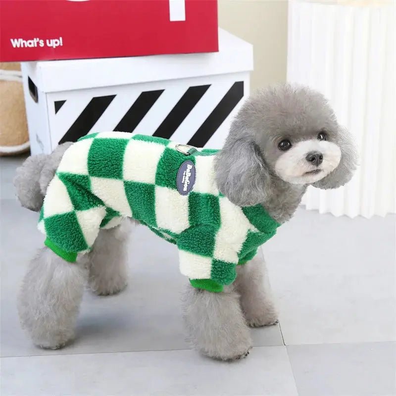 Warm Fleece Jumpsuit Dog Cat - Winter Pajamas Small Dogs - shop_name Warm Fleece Jumpsuit Dog Cat - Winter Pajamas Small Dogsnordicgift