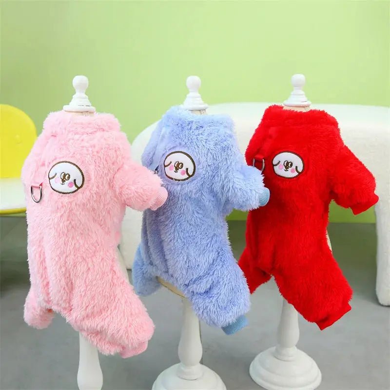 Warm Fleece Jumpsuit Dog Cat - Winter Pajamas Small Dogs - shop_name Warm Fleece Jumpsuit Dog Cat - Winter Pajamas Small Dogsnordicgift