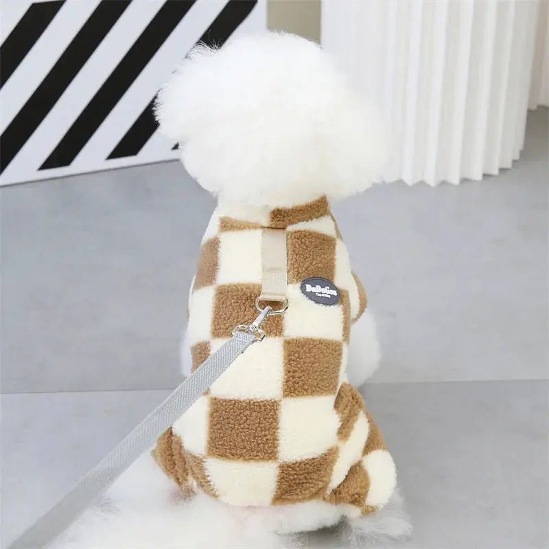 Warm Fleece Jumpsuit Dog Cat - Winter Pajamas Small Dogs - shop_name Warm Fleece Jumpsuit Dog Cat - Winter Pajamas Small Dogsnordicgift