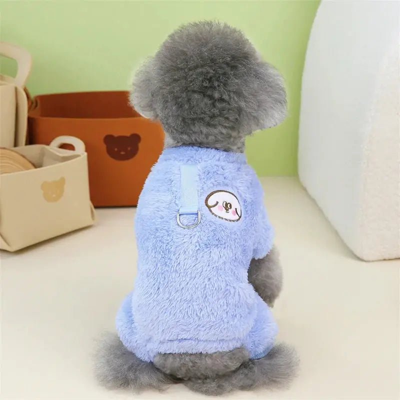 Warm Fleece Jumpsuit Dog Cat - Winter Pajamas Small Dogs - shop_name Warm Fleece Jumpsuit Dog Cat - Winter Pajamas Small Dogsnordicgift