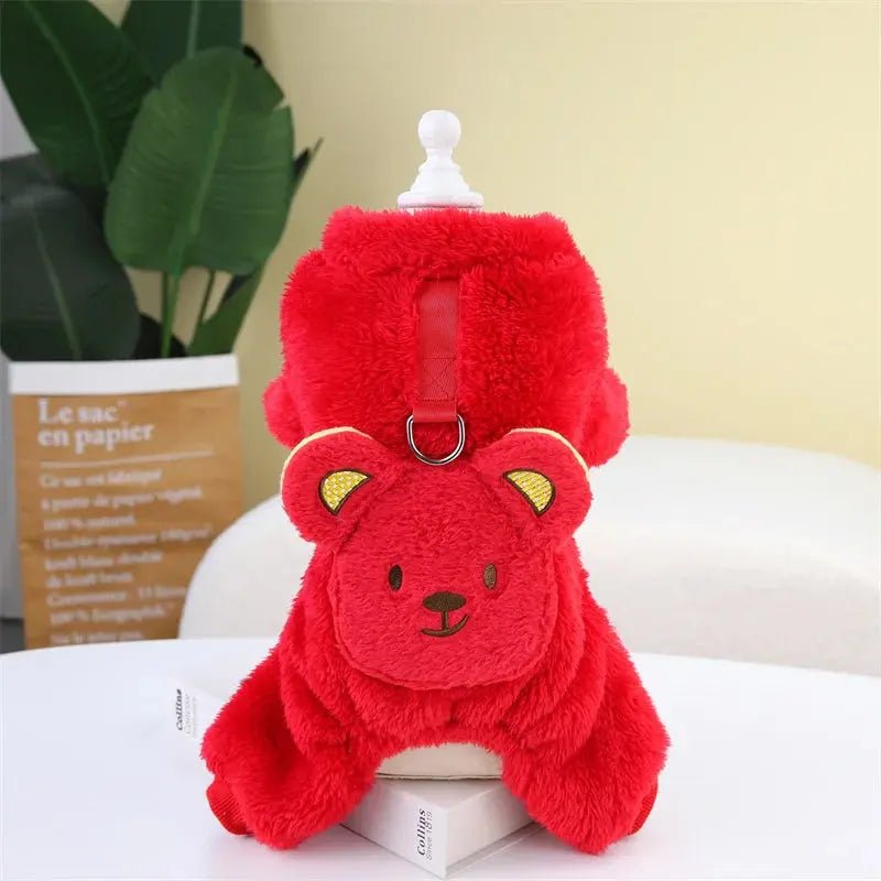 Warm Fleece Jumpsuit Dog Cat - Winter Pajamas Small Dogs - shop_name Warm Fleece Jumpsuit Dog Cat - Winter Pajamas Small Dogsnordicgift
