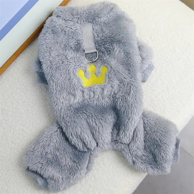 Warm Fleece Jumpsuit Dog Cat - Winter Pajamas Small Dogs - shop_name Warm Fleece Jumpsuit Dog Cat - Winter Pajamas Small Dogsnordicgift