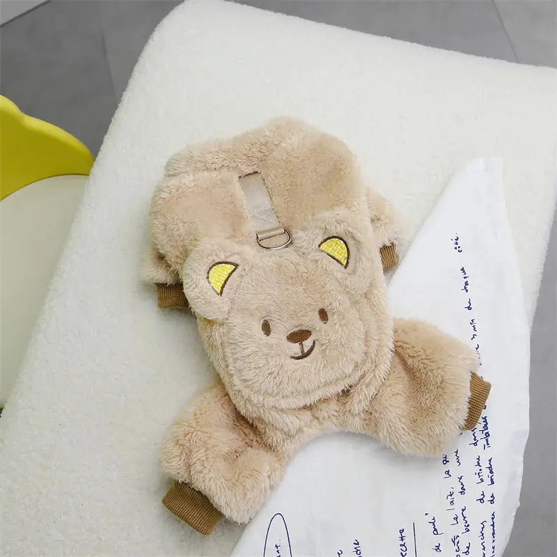 Warm Fleece Jumpsuit Dog Cat - Winter Pajamas Small Dogs - shop_name Warm Fleece Jumpsuit Dog Cat - Winter Pajamas Small Dogsnordicgift