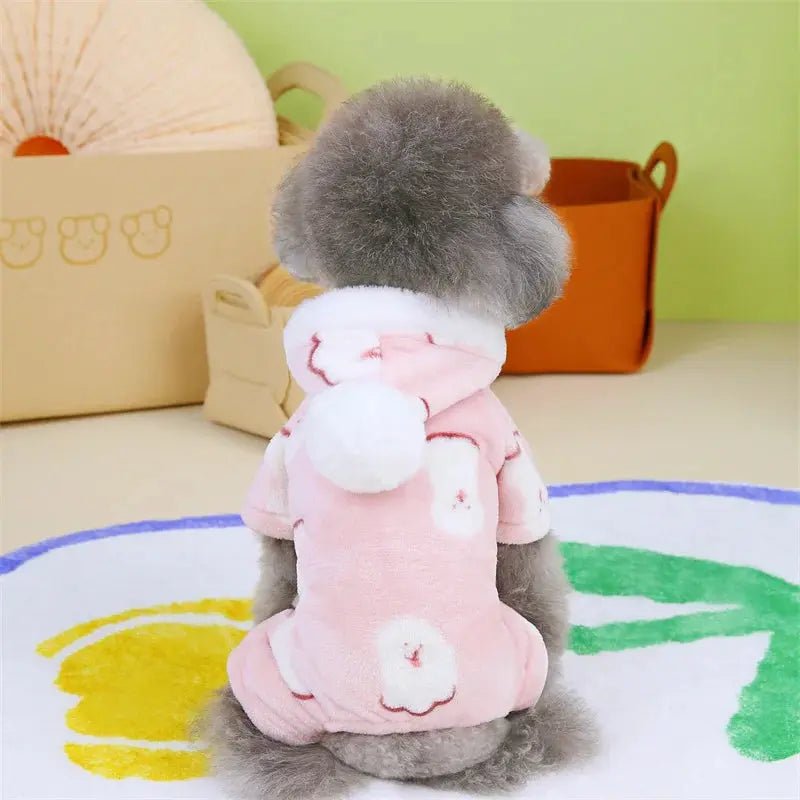 Warm Fleece Jumpsuit Dog Cat - Winter Pajamas Small Dogs - shop_name Warm Fleece Jumpsuit Dog Cat - Winter Pajamas Small Dogsnordicgift