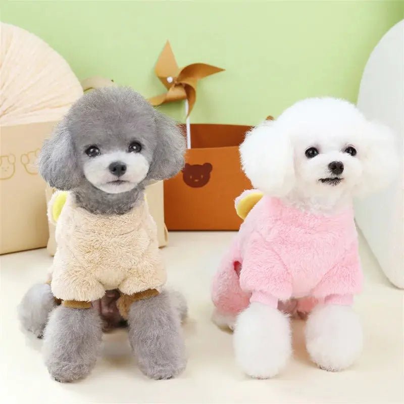 Warm Fleece Jumpsuit Dog Cat - Winter Pajamas Small Dogs - shop_name Warm Fleece Jumpsuit Dog Cat - Winter Pajamas Small Dogsnordicgift