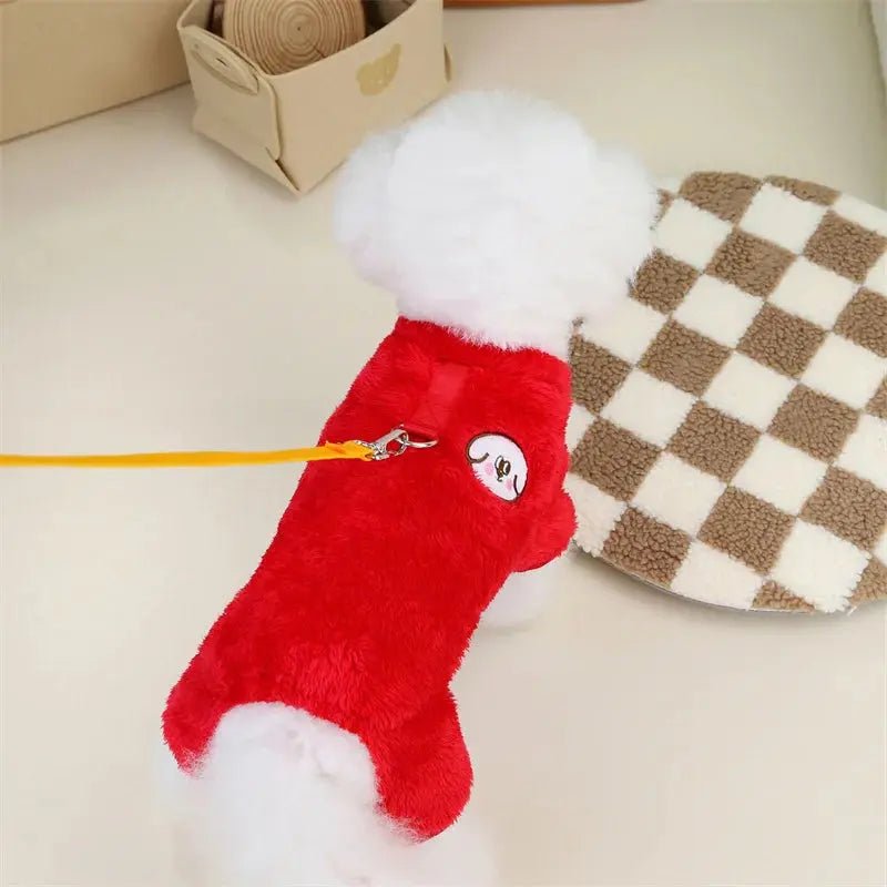 Warm Fleece Jumpsuit Dog Cat - Winter Pajamas Small Dogs - shop_name Warm Fleece Jumpsuit Dog Cat - Winter Pajamas Small Dogsnordicgift