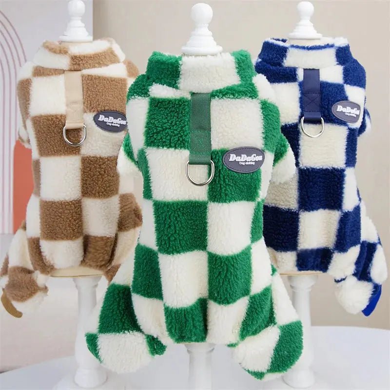 Warm Fleece Jumpsuit Dog Cat - Winter Pajamas Small Dogs - shop_name Warm Fleece Jumpsuit Dog Cat - Winter Pajamas Small Dogsnordicgift