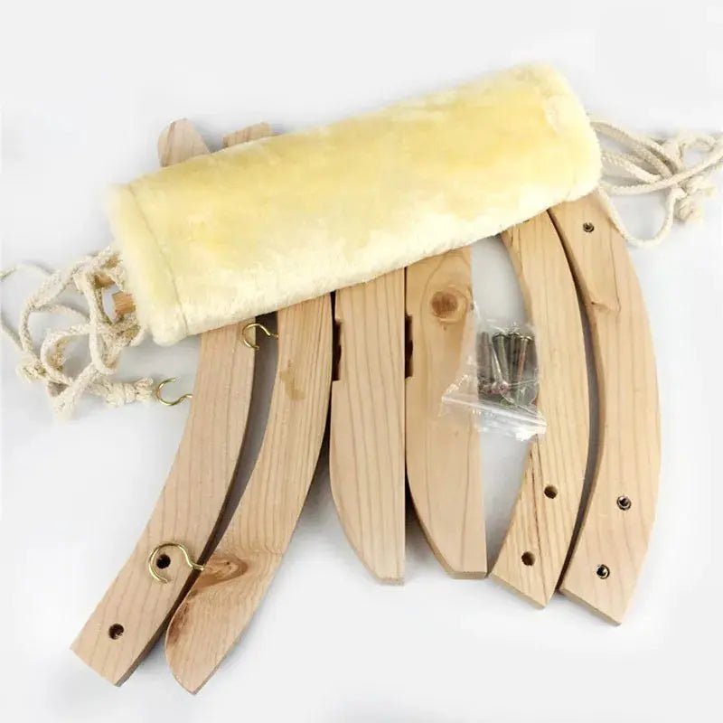 Wooden Cat Hammock - Swing Nest for Cats - shop_name Wooden Cat Hammock - Swing Nest for Catsnordicgift